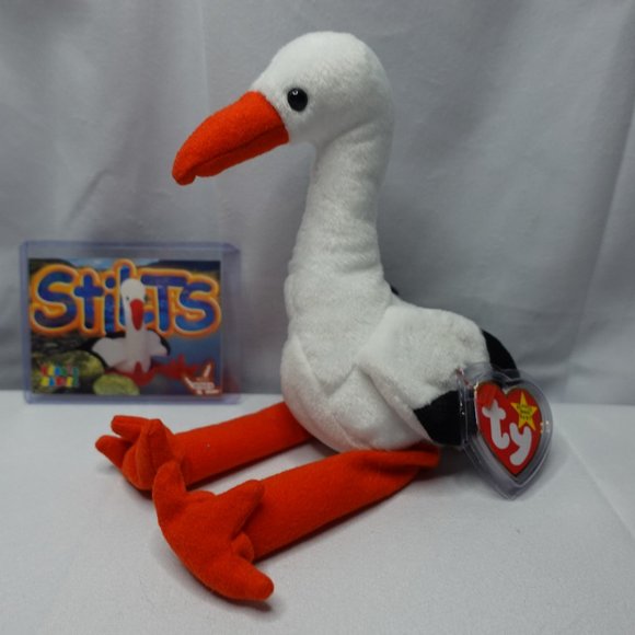 Ty Toys Vintage Ty Beanie Babies Stilts Stork Style 422 Poshmark